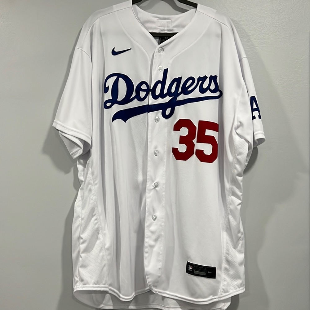 Men's Los Angeles Dodgers Cody Bellinger Nike White Home Authentic Player Jersey
